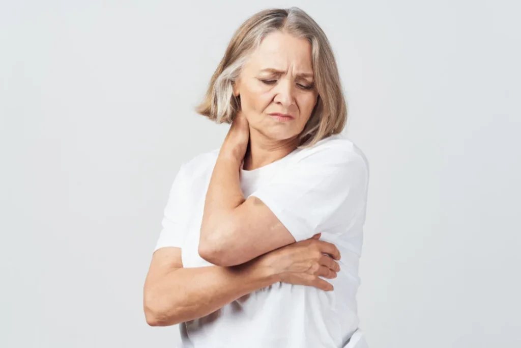 Elderly Woman Joint Pain Health Problems Treatment