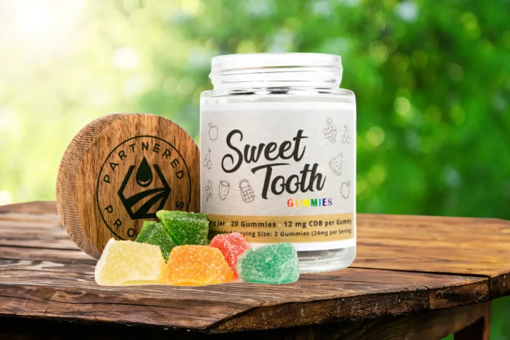 Sweet tooth partnered process gummies. 