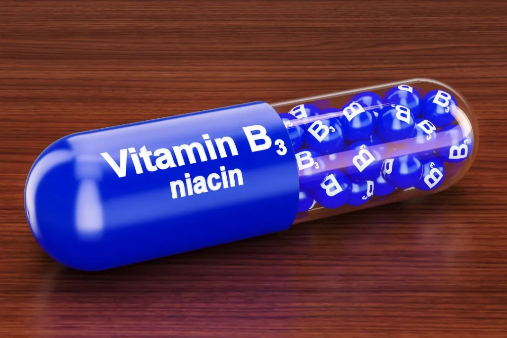 Vitamin B 3 capsule.