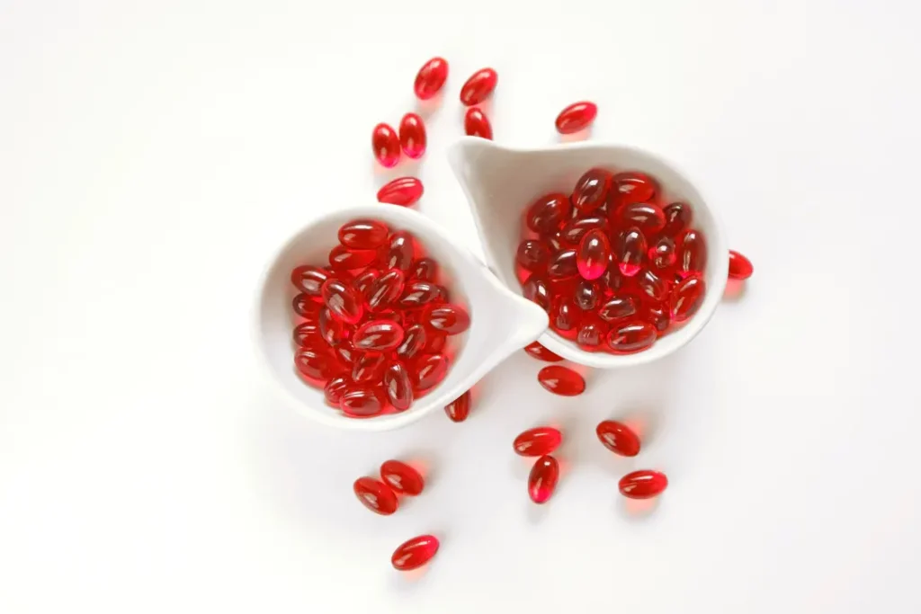 Krill oil supplements