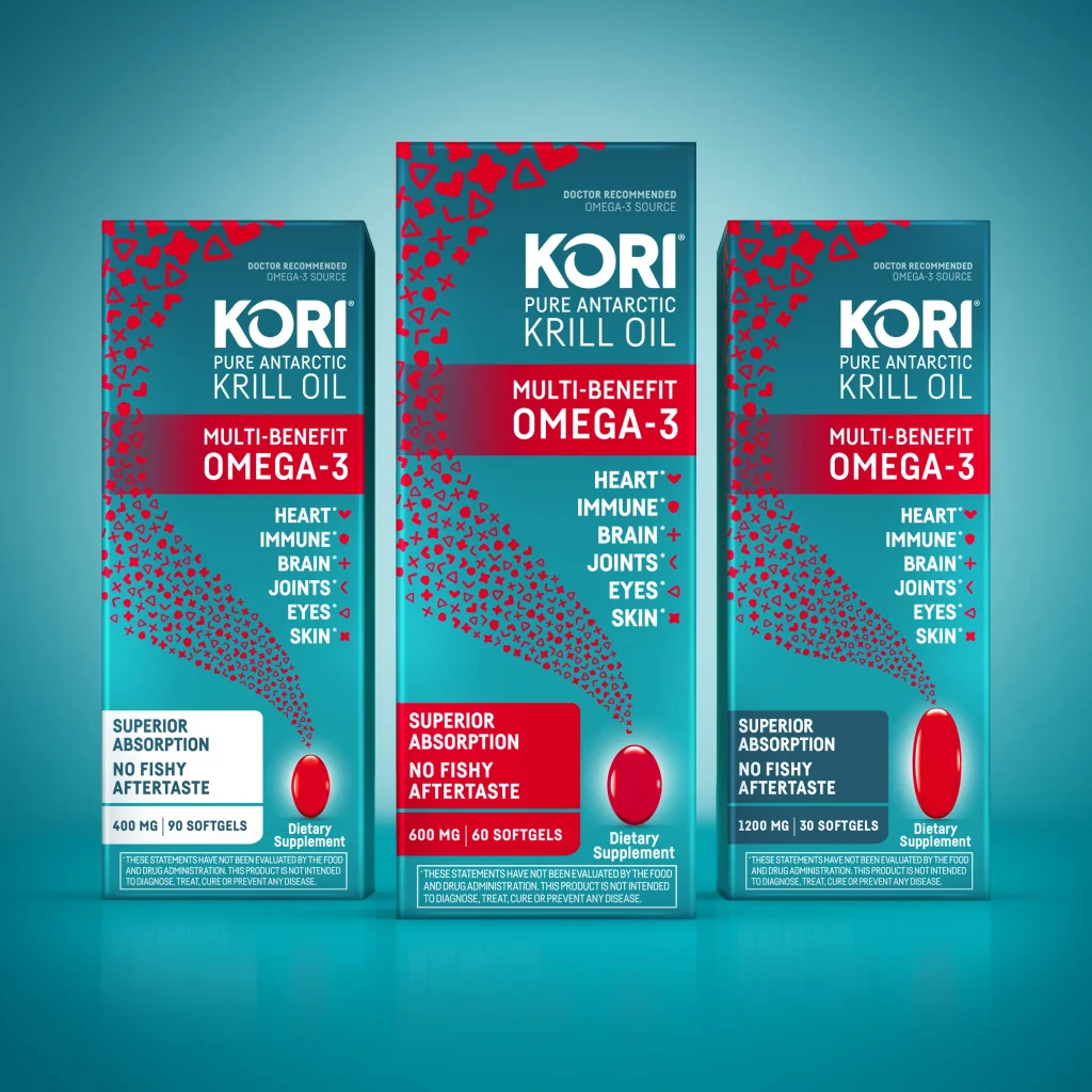 Kori Krill Oil Multi-Benefit Omega-3 Softgels
