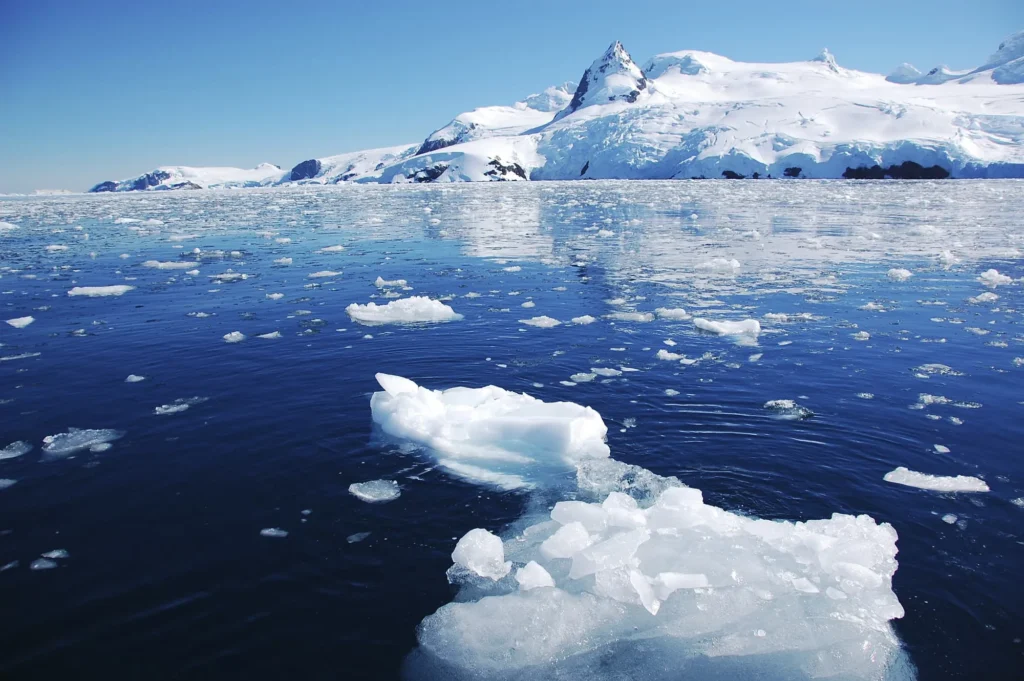 Antarctica Ocean for harvesting Krill 