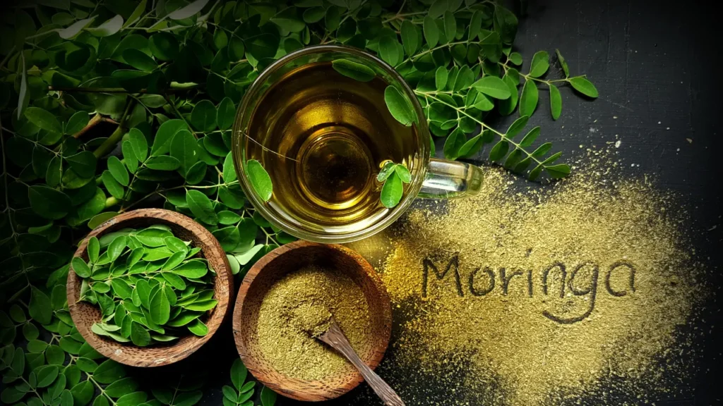 Moringa oil and powder