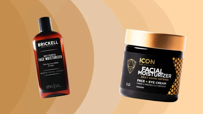 Brickell Men’s Products Daily Essential Face Moisturizer vs. Defense Blends Icon Age Defense Face Moisturizer