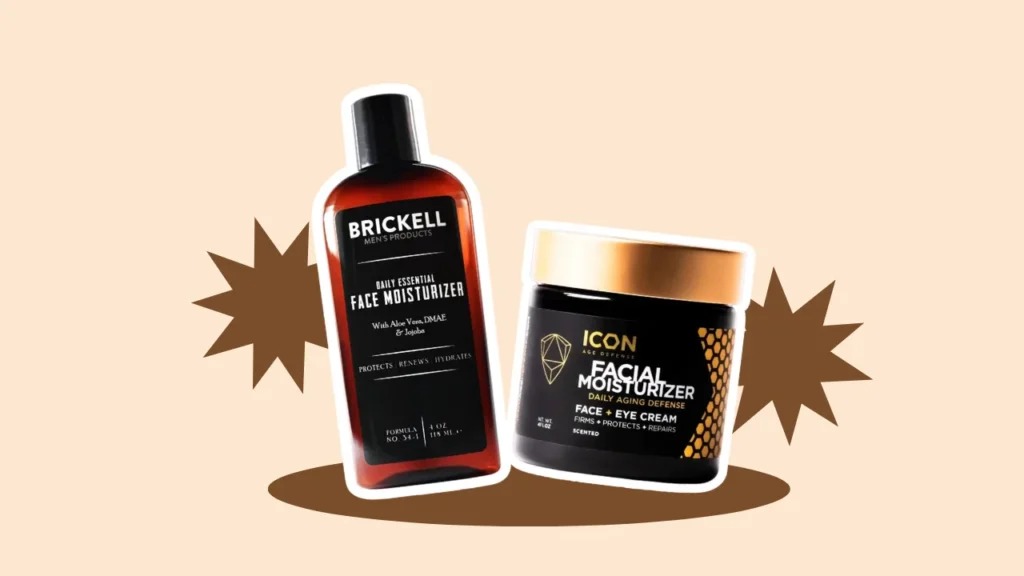 Brickell Men’s Products Daily Essential Face Moisturizer vs. Defense Blends Icon Age Defense Face Moisturizer Comparison